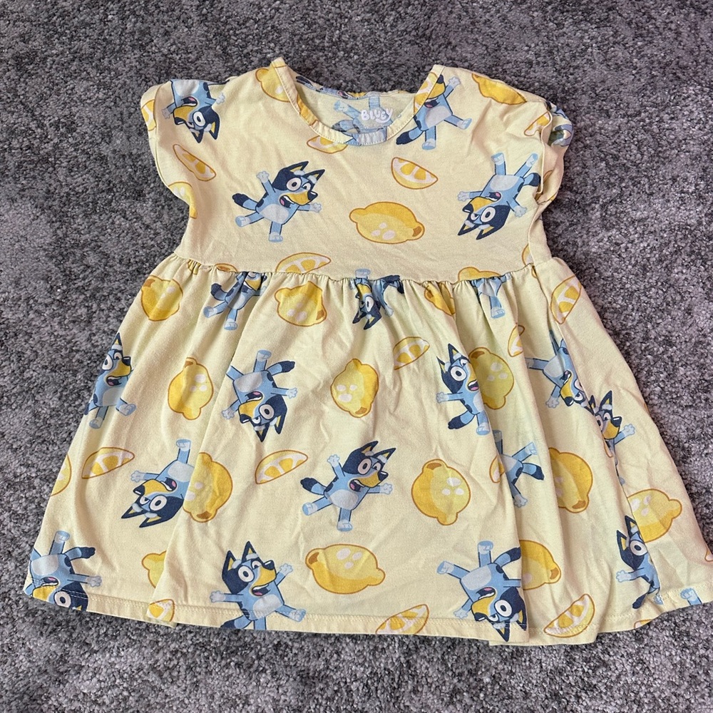 Yellow and Cream Flutter Sleeve Sundress